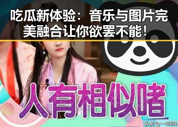 吃瓜新体验：音乐与图片完美融合让你欲罢不能！